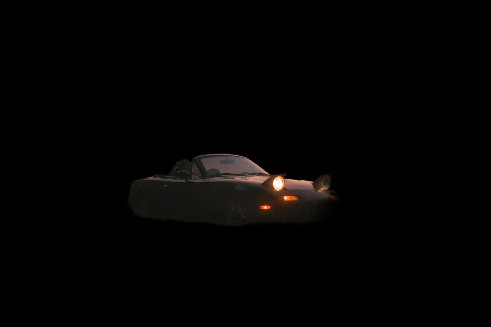 Sports car, background removed